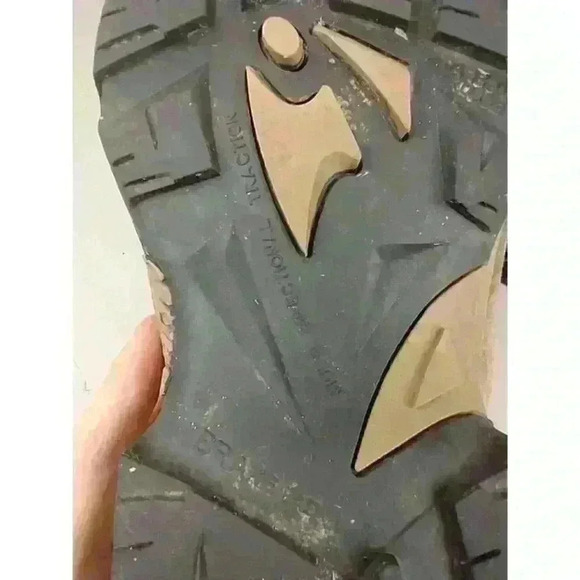 Hi-Tec Bandera Mid Waterproof Hiking Boots Suede Leather Tan Mens 14 New Laces - Picture 12 of 12